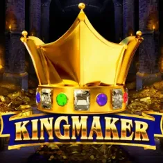 Goldene Krone und Edelsteine Kingmaker Slot auf Dragonia Casino